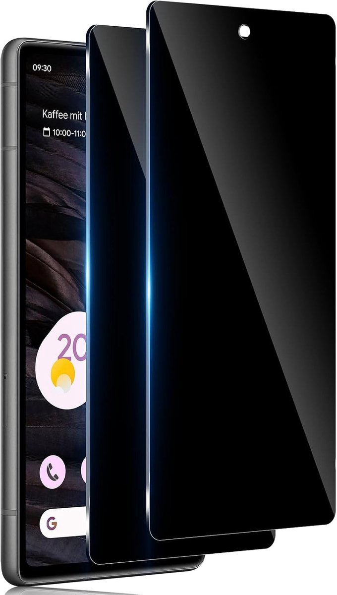 2 stuks Antispy Screen Protector voor Google Pixel 7A Privacy, Guard 9H Filter Glas, Volledige Film gehard glas onbreekbaar, anti-verblinding