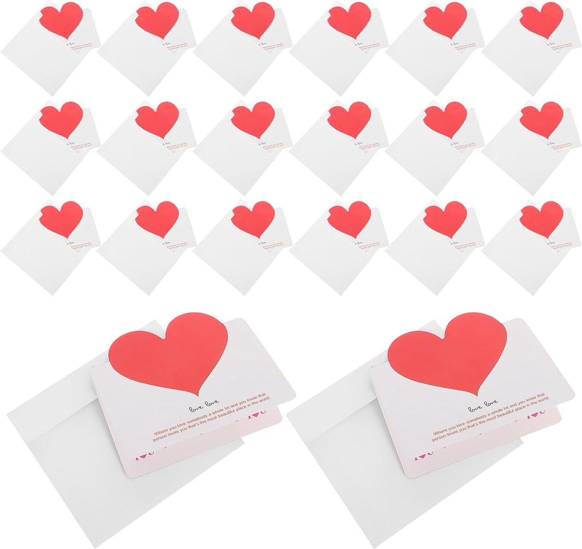 Wenskaarten met Enveloppen Lege Mini Kaarten voor Valentijn Bruiloft Lente Feestdagen Compact Stijlvol voor Persoonlijke Boodschappen