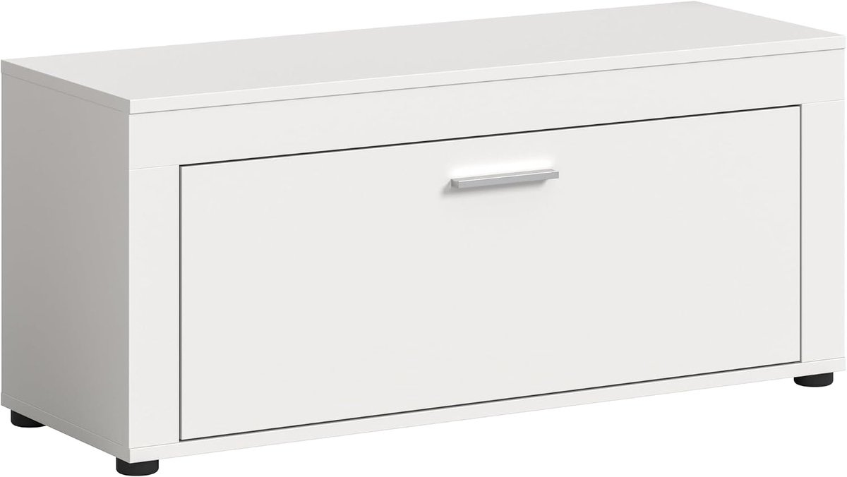 Xonox.home Garderobe Jam X8BA9631 zitbank bank in wit Nb., ca. 100x44x35 cm