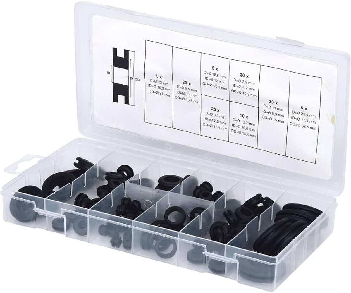 Tools 970.0050 Assortiment doorvoerrubbers, 110-dlg