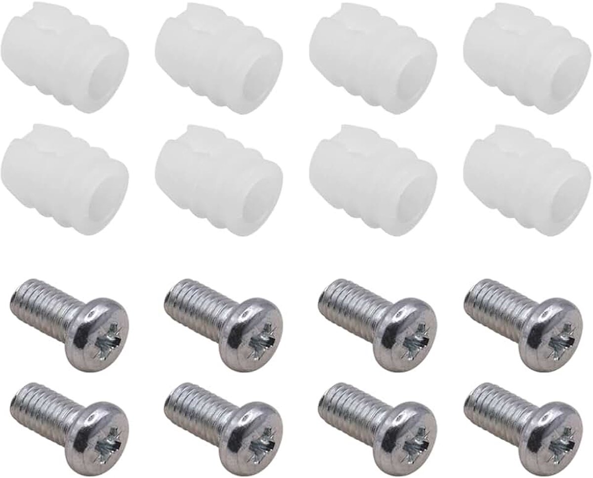 Reserveonderdelen voor bedframes - schroeven en bussen M6 - 11 x 13 mm