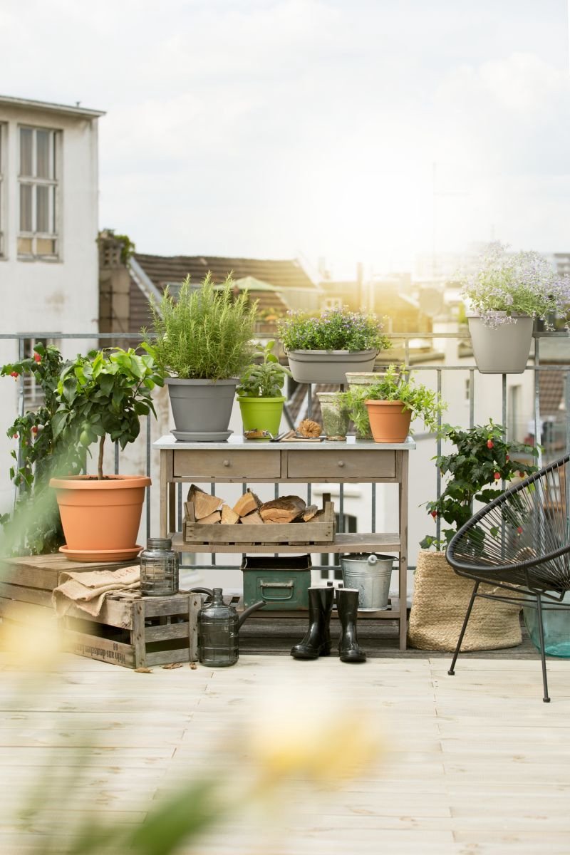 Poétic Onderzetter City Bloempot Zijdegrijs Ø 24 cm