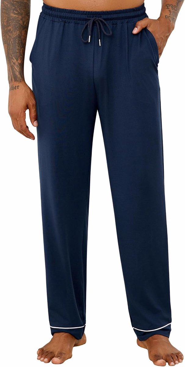 Pyjama Broek Katoen Kousen Pyjama Lange Pyjama Broek Casual Zachte Nachtkleding Zachte Comfortabele Thuis Relaxbroek S-3XL