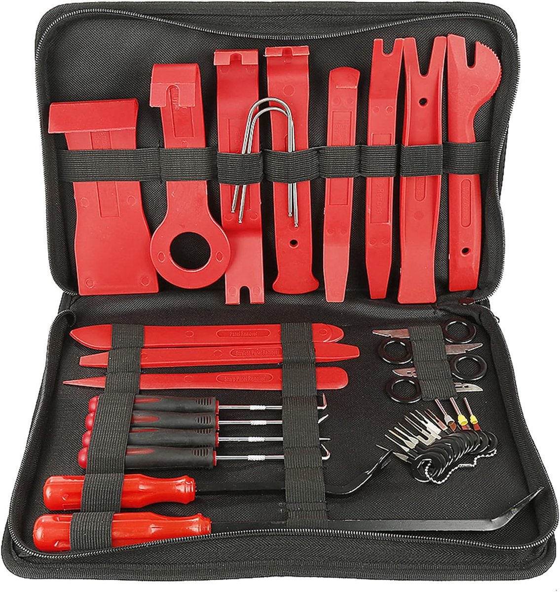 35 stks Auto Trim Removal Tool Kit, Auto demontagegereedschap, Auto Deur Audio Radio Panel Reparatie Modificatie Pry Removal Tool voor Dash Center Console Installatie (35 stuks)