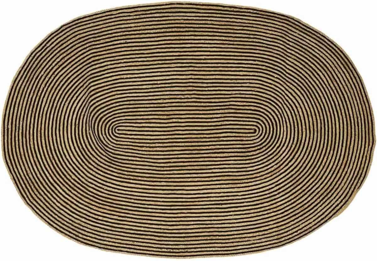 Tapijt, handgeweven woonkamerloper, 205 x 305 cm, bruin