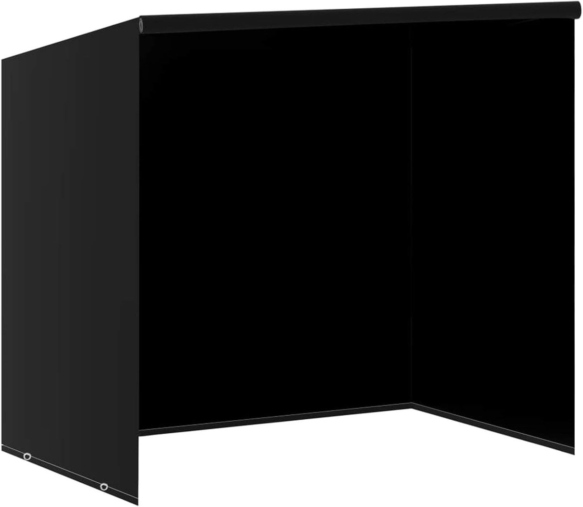 Afdekking voor meubels, meubels, schommel voor buiten, zwart, waterdicht, 255 x 145 x 170 cm, met 8 ogen, voor tuin, buiten, schommelhoes voor Giaridno 255 x 145 x 170 cm