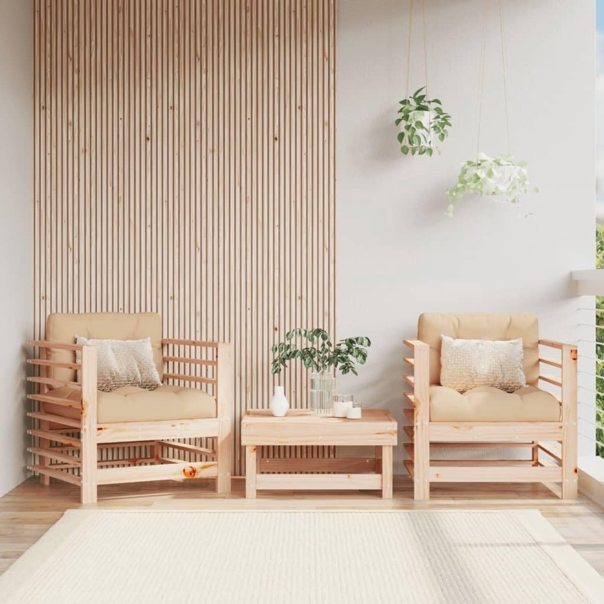 J825625 Tuinstoelen, 2 stuks, massief grenenhout, stoelen, eetkamerstoelen, tuin, outdoor, tuinstoelen, outdoorstoelen