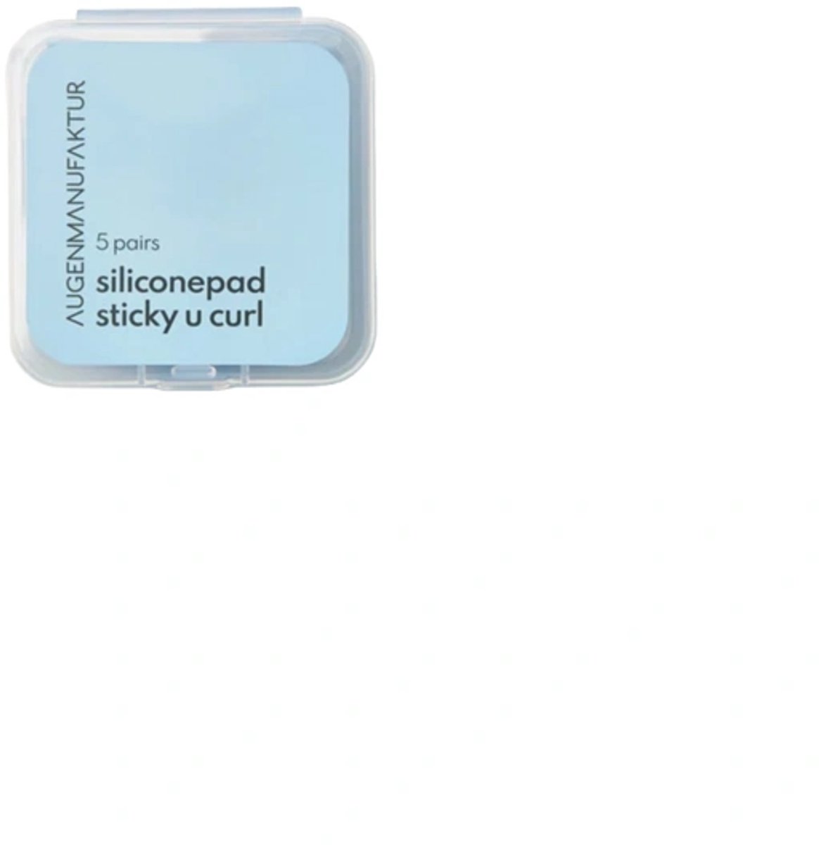 Augenmanufaktur Siliconenpad Sticky U Curl / Zelfklevende wimperlifting-pads in de maten XS, S, M, L en XL, 5 paar