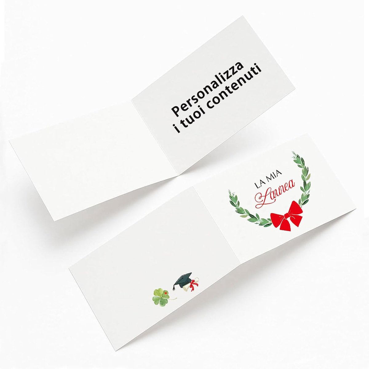Kaarten voor gastgeschenken, afstudeerfeesten, kaarten, snoep, afstudeerfeest, 100 stuks