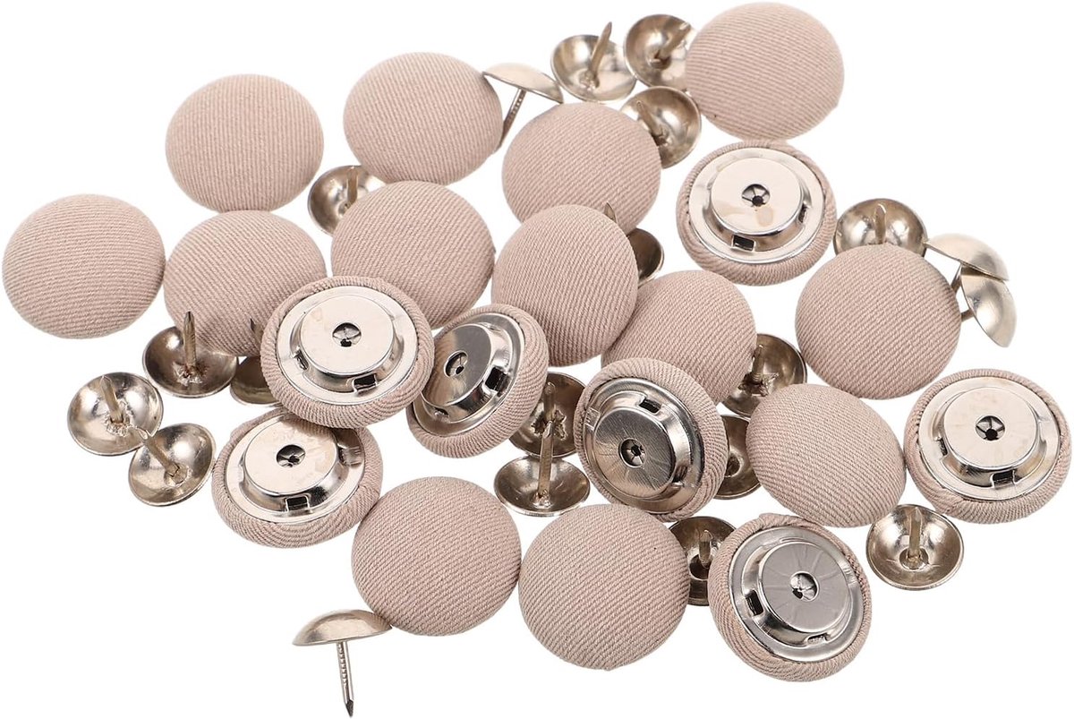 20 Stuks Stoffen Knopen voor Hoeden Reparatie Ronde Decoratieve Snap Fasteners voor Baseball Caps Blouses Jeans Duurzaam Verstelbaar