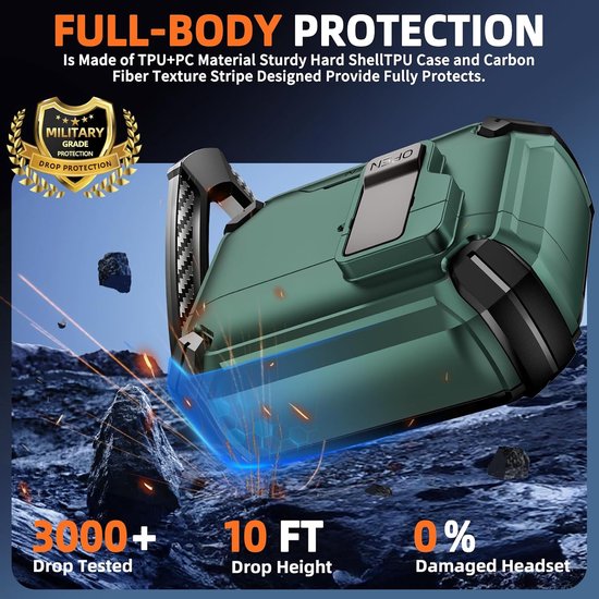 For AirPods Pro 3 Case, Auto-Locking-Forest — afbeelding 5