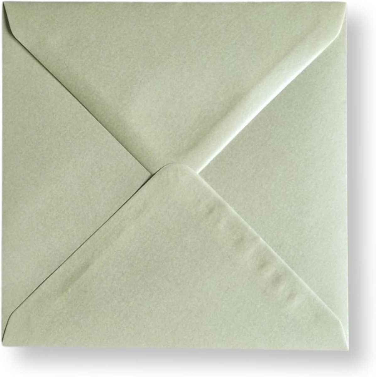 & Crafts 50 Luxe metallic enveloppen - 14x14cm - 110grams - 140x140mm (Soft lemon, 50)