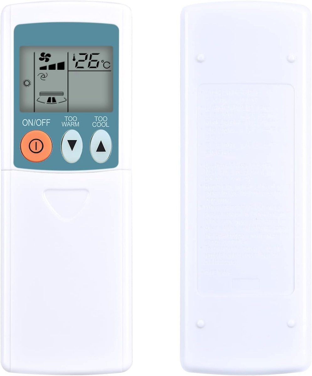Vervangende Afstandsbediening geschikt voor Mitsubishi Air Conditioner Compatibel met Kp3as Kp3bs Km04b Km04f Kg1f Kp1a Kpoa Kp06cs