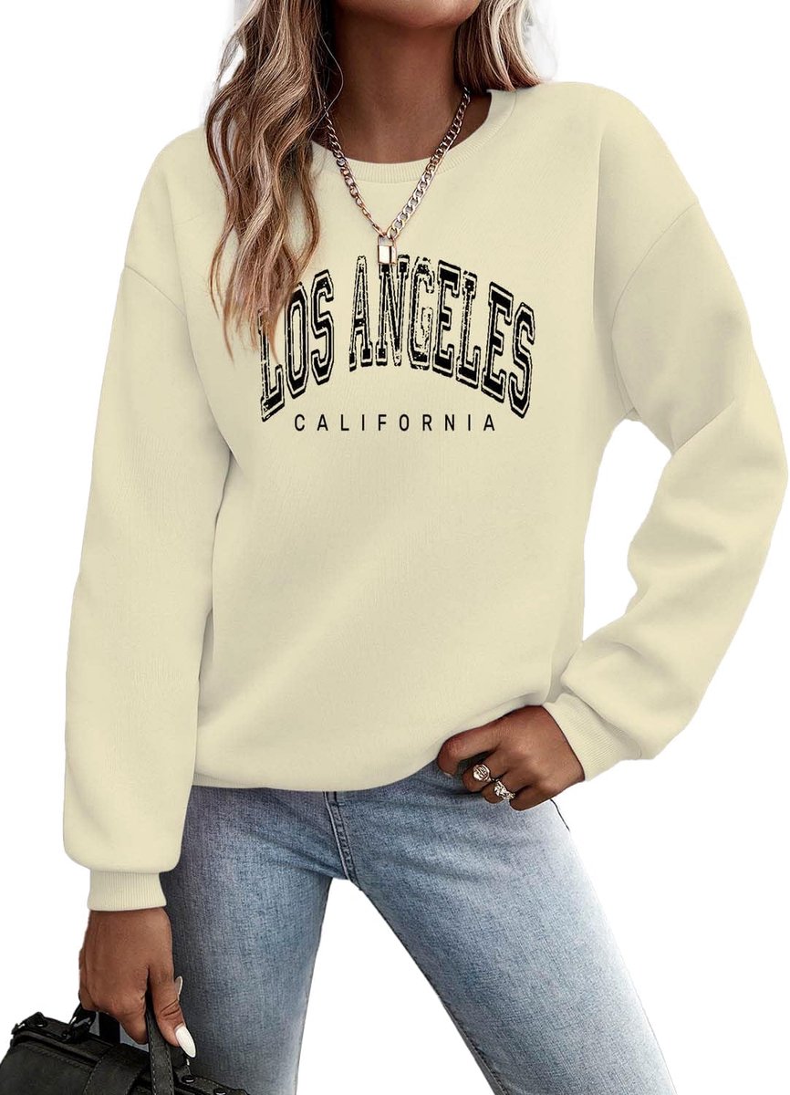 Sweatshirt Dames T-shirts Lange Mouw Ronde Hals Tops Basic Shirt Dames Tees Losse Fit Casual Comfortabel Bovendeel