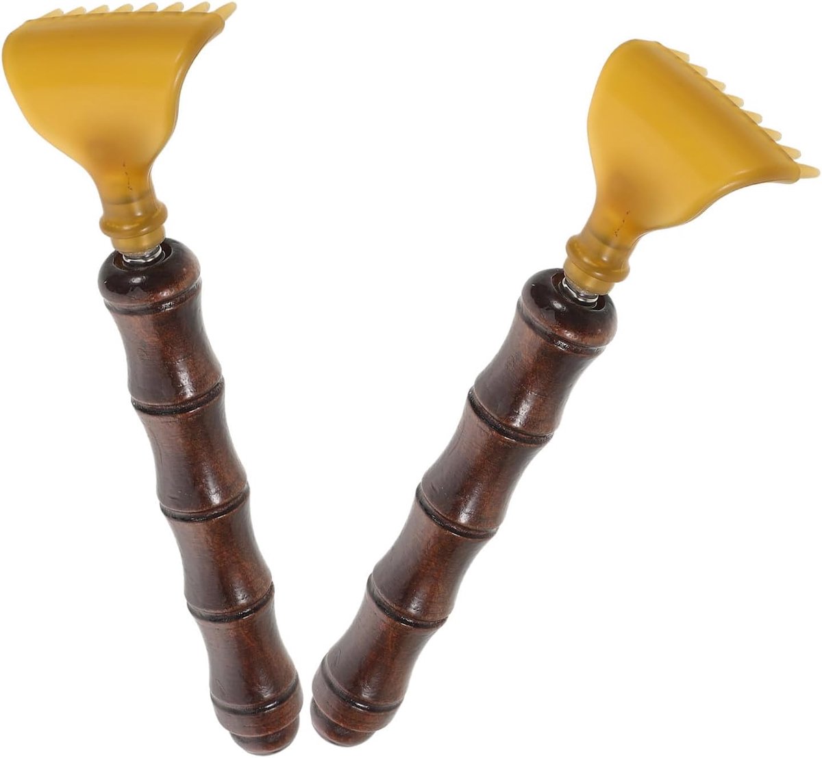2 Stuks Draagbare Intrekbare Rugkrabber van Inklapbare Back Scratching Tool voor Zachte Jeukverlichting Geschikt voor Reizen Thuis Kantoorgebruik Huidvriendelijk Compact Bergen