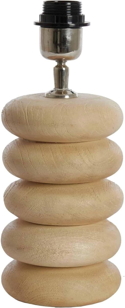 & Living Lampvoet Budongo - Bruin - Ø12x21cm