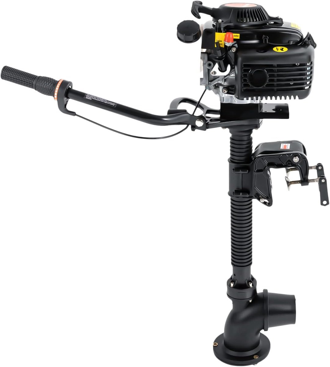 55 cc 4-takt elektrische buitenboordmotor, 2900 W boot elektromotor, buitenboordmotor met 4500-5500 omw/min snelheid
