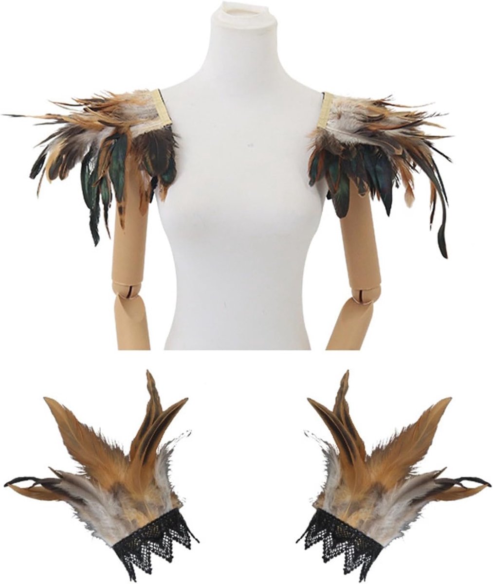 Gothic carnavalskostuum met cape en armbanden voor cosplay-show