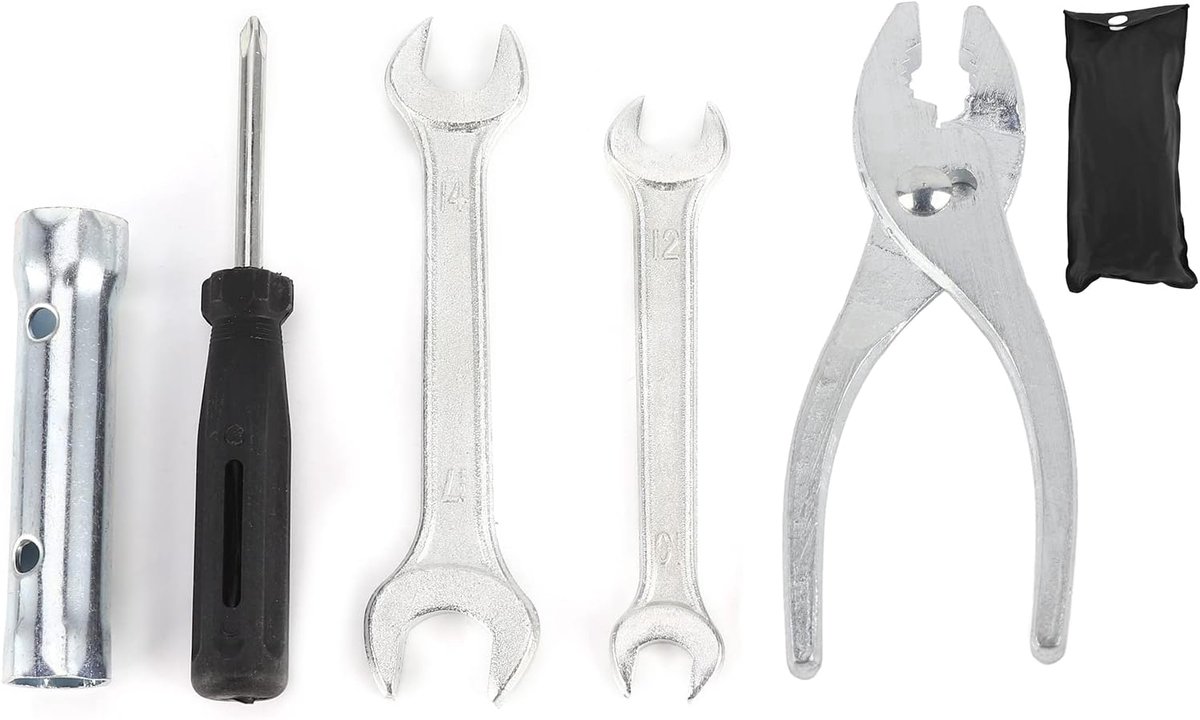 Motorfiets Reparatie Tool Kit Wrench + Schroevendraaier + Tang + Bougie Socket Tool Set