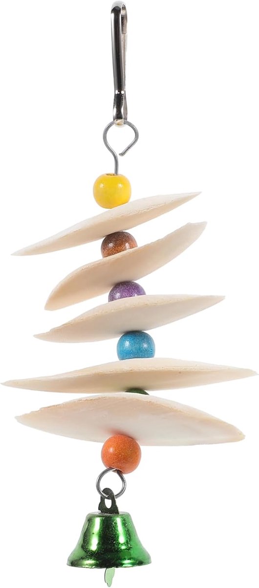 Bone Toys voor papegaai kauwend hangend speelgoed Parrot Bite Toy visgraat voeden bot vogel Kunkakjes kauwspeelgoed Papegaaien kauwtevoeding inktvis Willekeurige Kleur