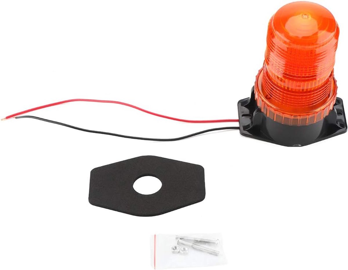 Vorkheftruck, waarschuwingslicht, 10-110 V, 30 leds, knipperende roterende gloeilamp, waarschuwingslicht voor voertuig, vorkheftruck, tractor, golfwagen