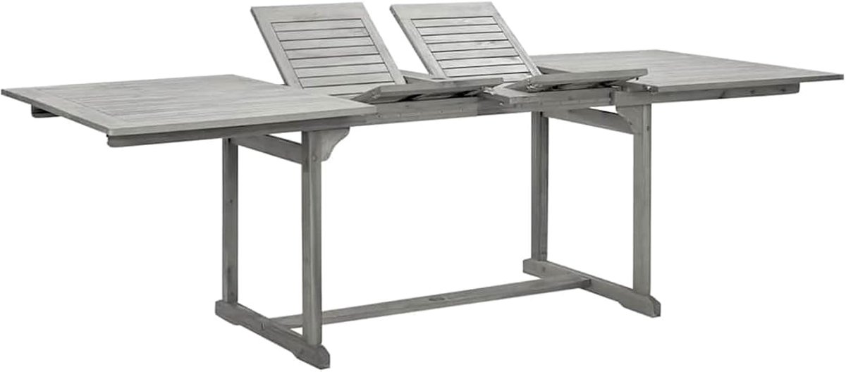 Eettafel Tuin Uittrekbare Tafel Tuin Buiten Terras Balkon Eettafel Terras Massief hout Acacia (160-240) x100x75 cm