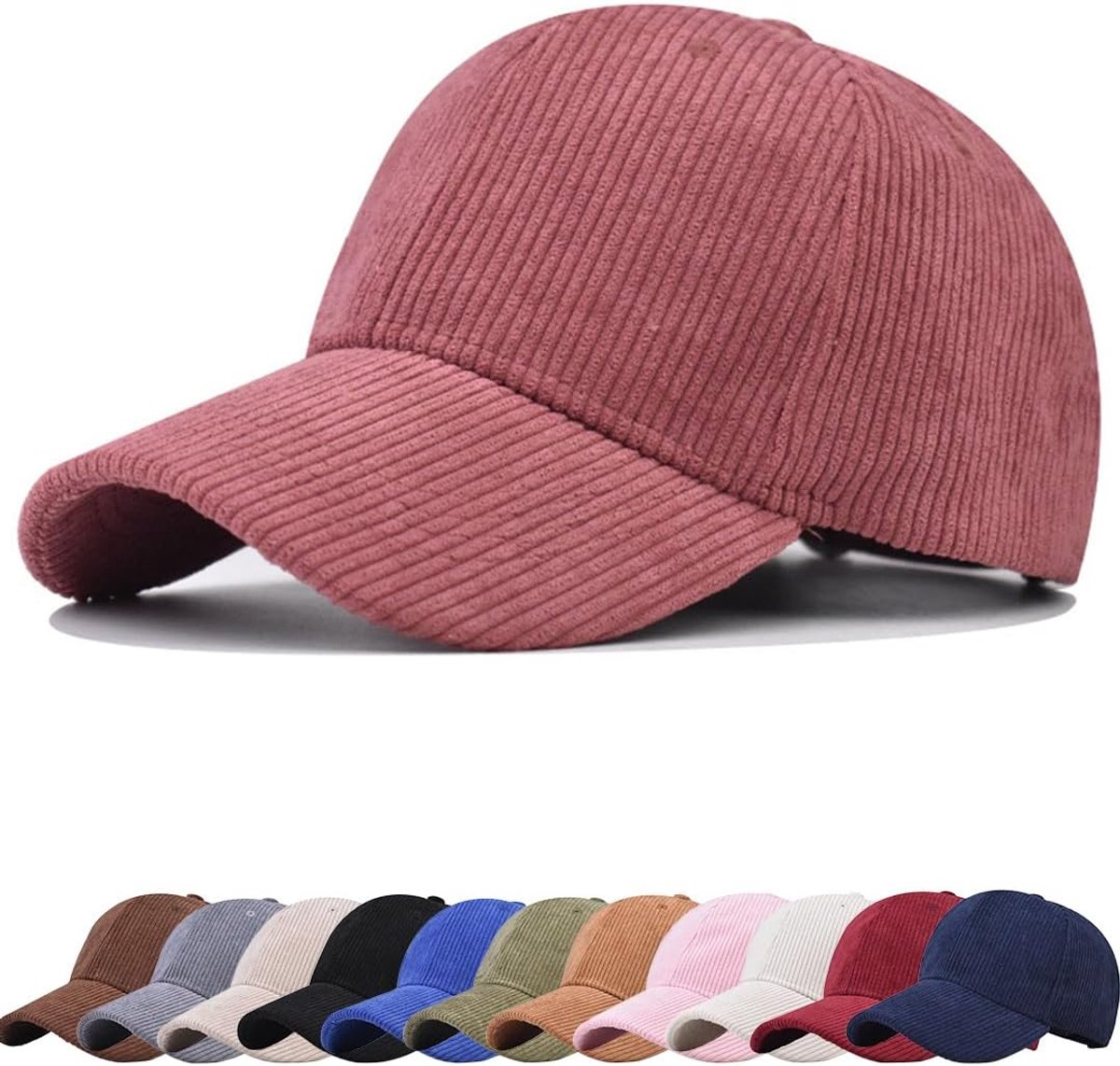 Klassieke baseballpet, wintermuts voor dames, corduroy, hoogwaardige vintage corduroy, verstelbare pet, schildpet, outdoor, uv-bescherming, pet