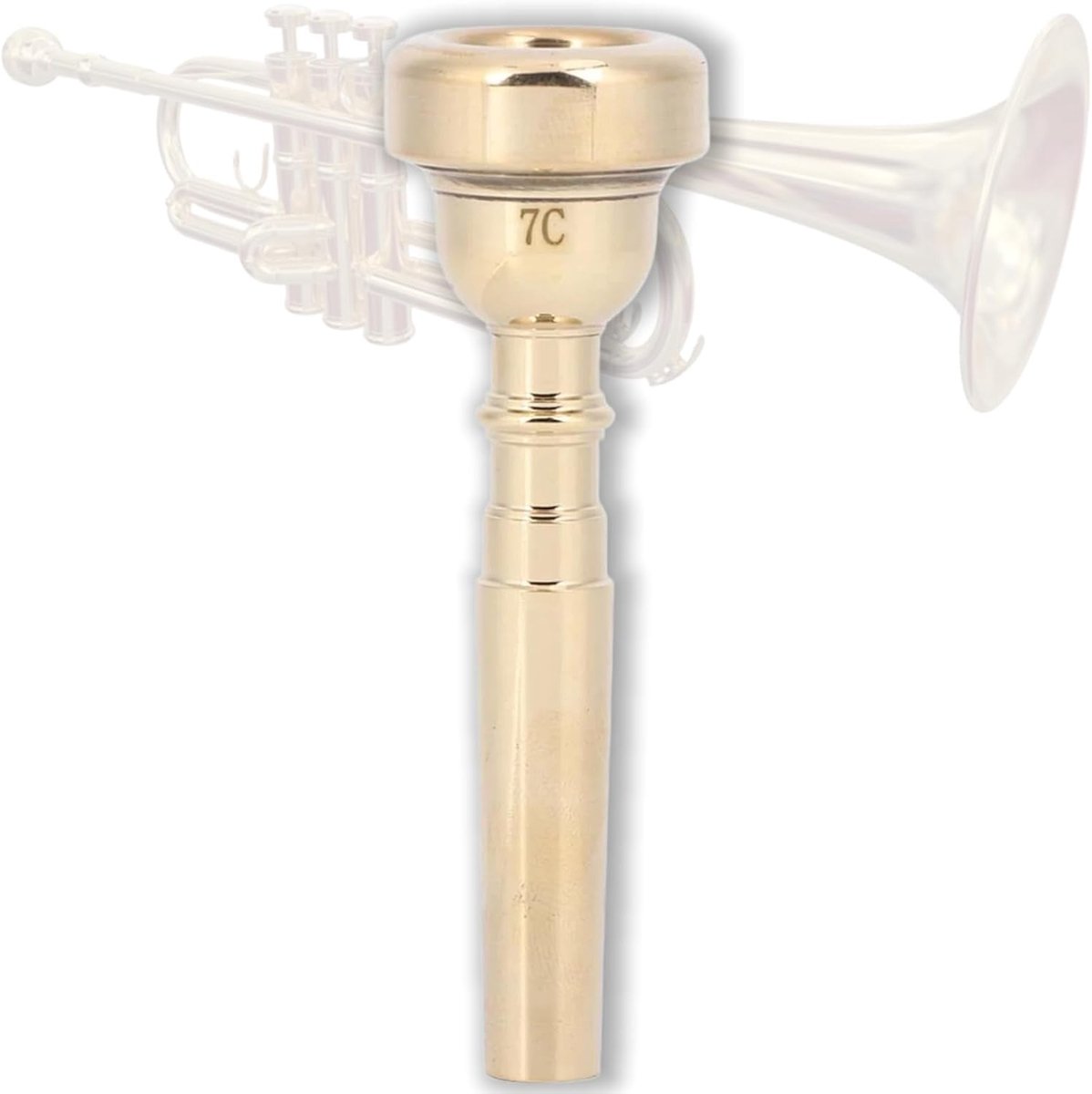 Mondstuk Messing Bb Tone Trompet Mondstuk 3C 5C 7C Goud Mondstuk Professionele Hoorn Wind Muziekinstrumenten Accessoires(7C)