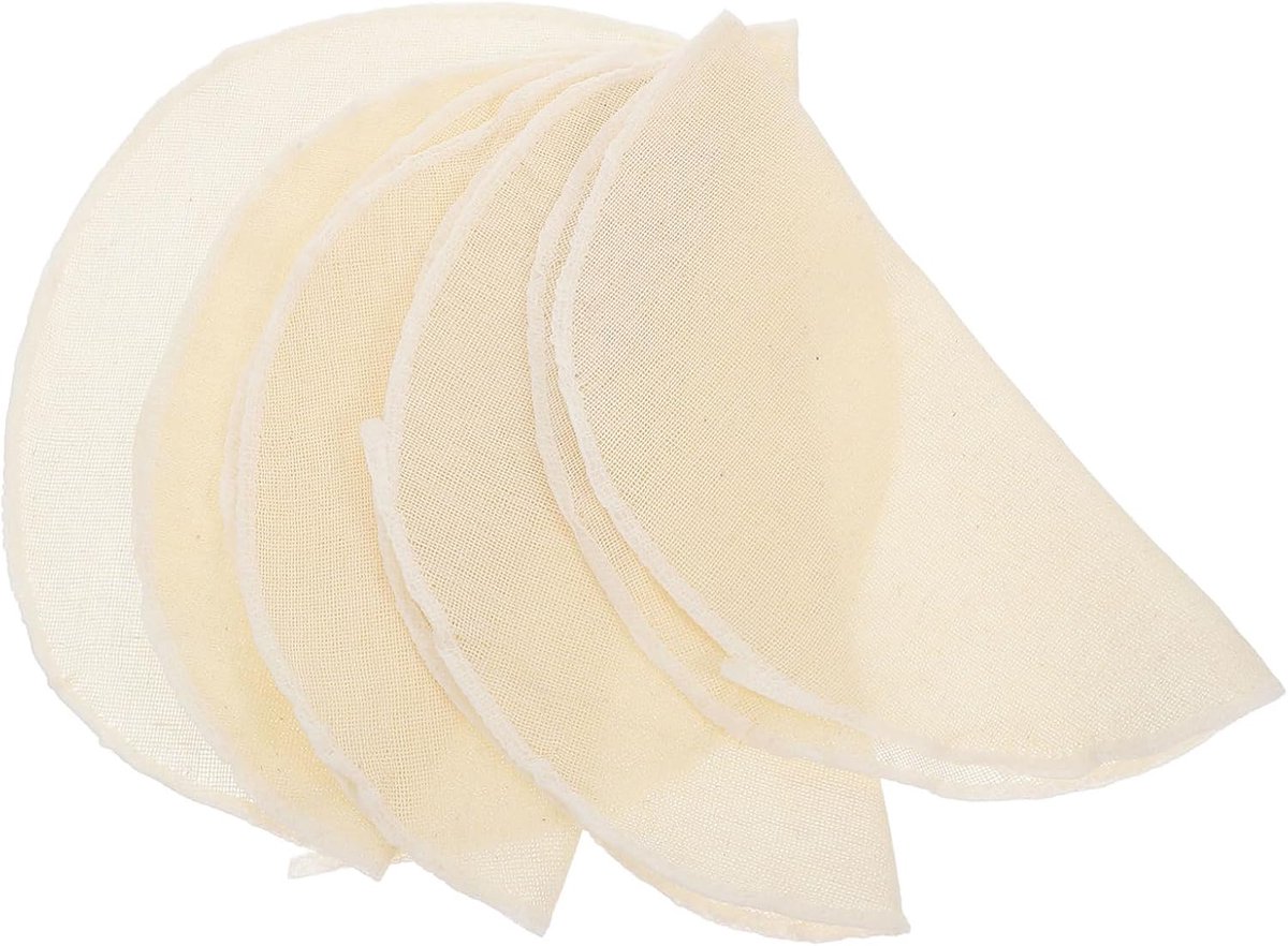 20 Katoenen Herbruikbare Stoomliners Ademend Ronde Stoommatten voor Dumplings Buns Bakkerij Hoge Temperatuur Plakkerig Geschikt voor Thuis Commercieel Gebruik
