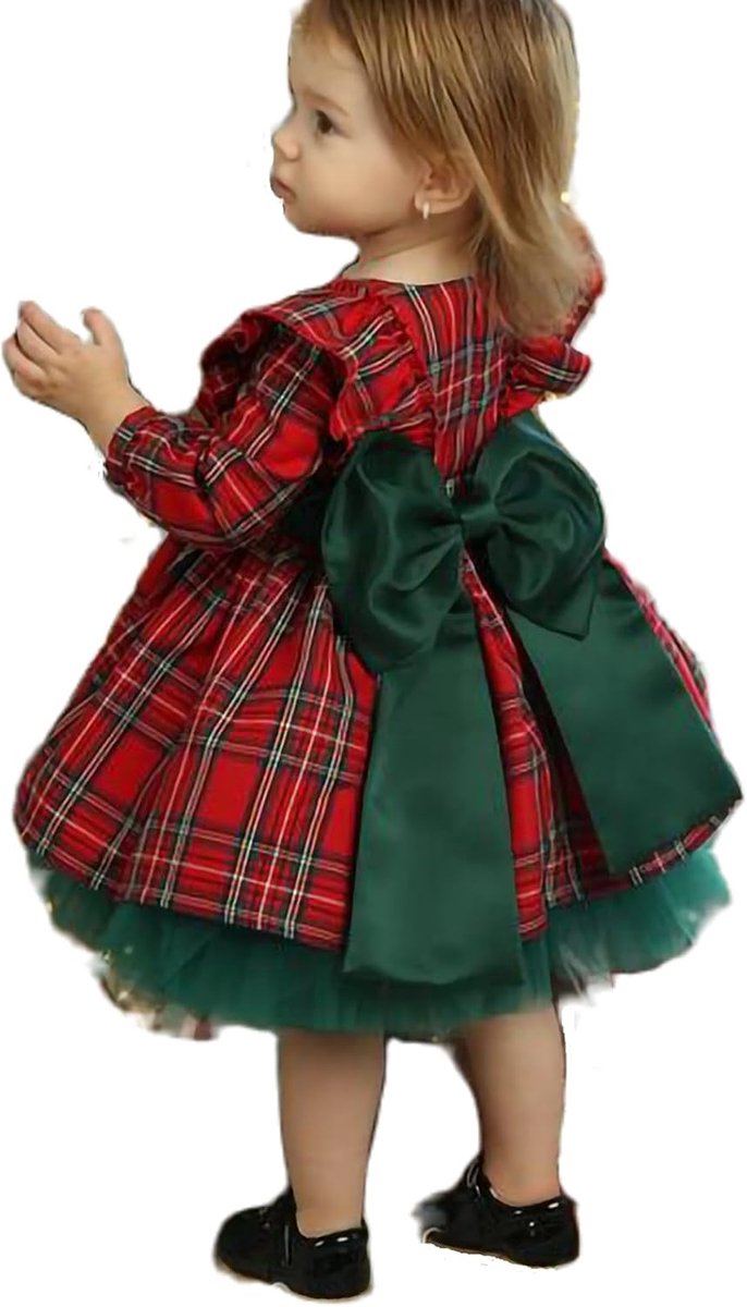 Babykleding meisjes Kerstmis outfits kleine kinderen babykleding set kerstoutfit feestelijke jurk kerstjurk kerstman outfit baby kerstcadeau