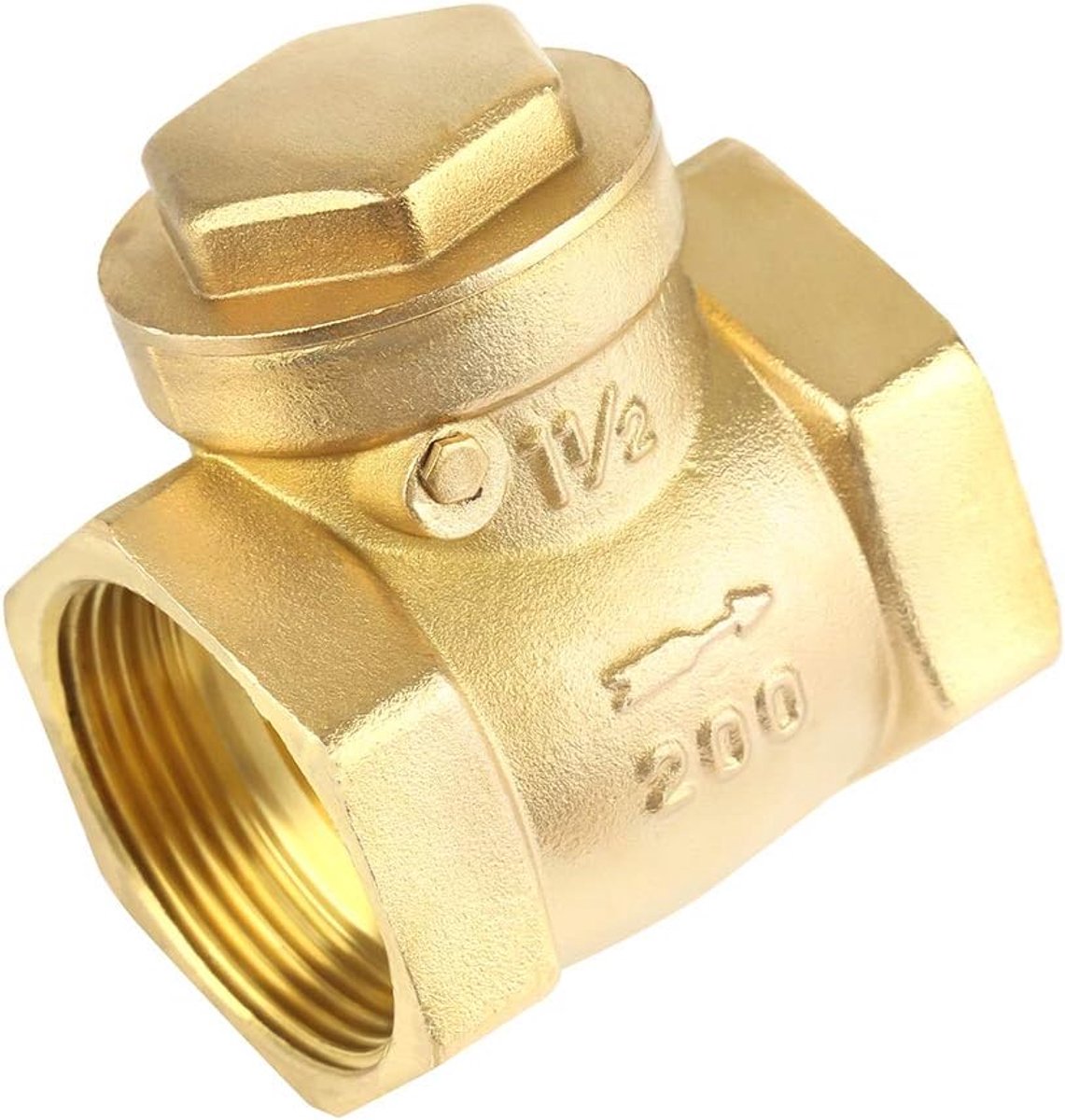 Terugslagklep 1 1/2 inch DN40 binnendraad messing terugslagklep terugslagklep terugslagklep | 232PSI terugslagklep