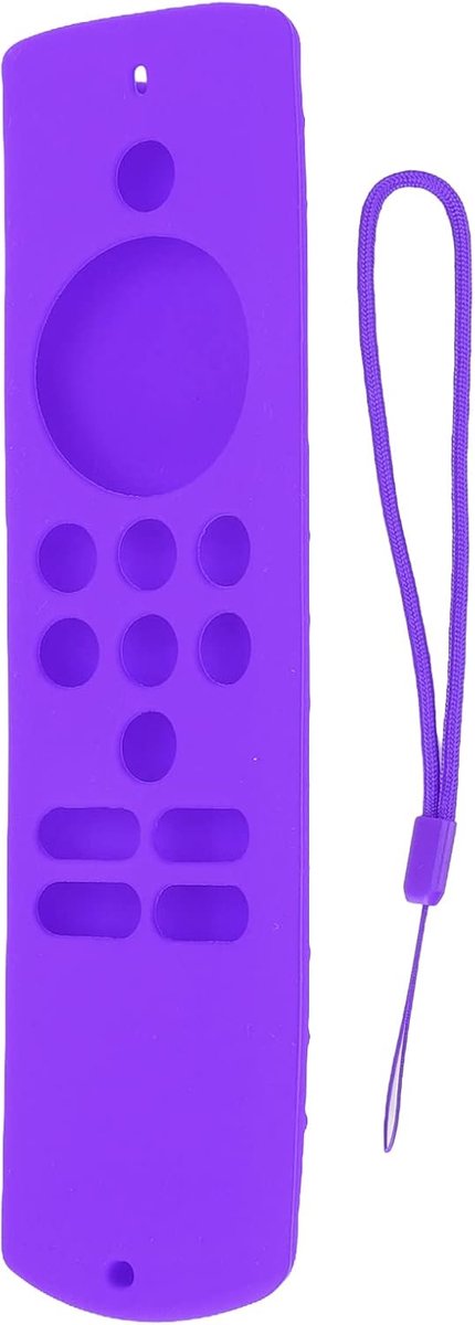 Afstandsbediening hoes - schokbestendig - siliconen - wasbaar - met lanyard voor Fire TV Stick Lite