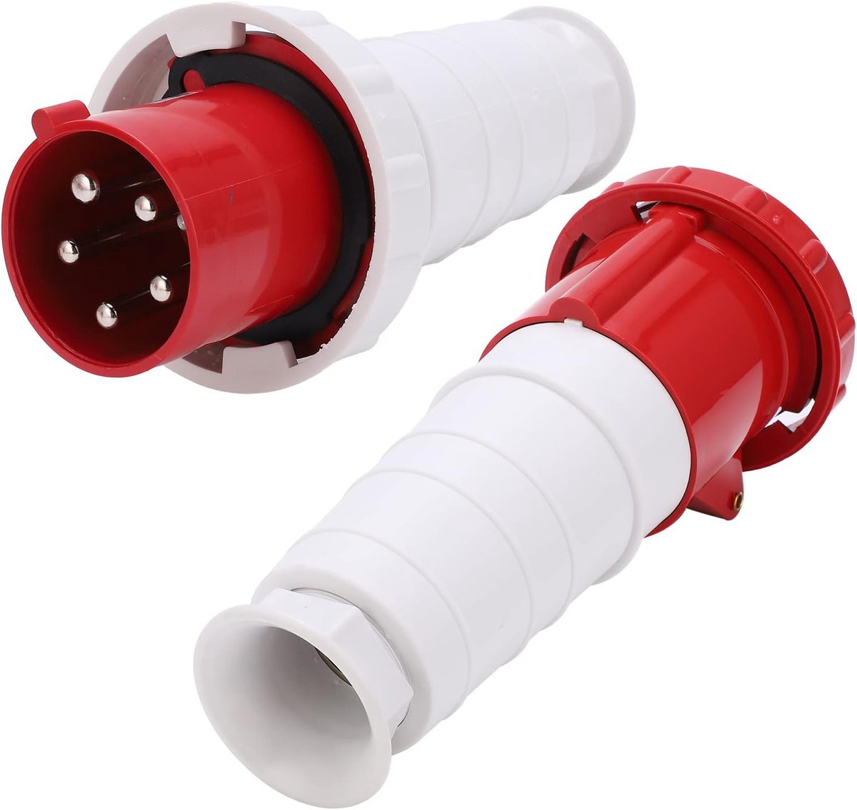 Ronde connector 5 pin 63A - waterdicht - 3-fase 5 draad - IP67 - 380-415V 3P E N