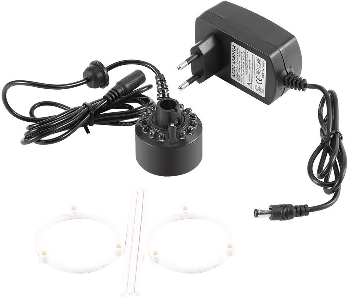 Rookmachine - kleurrijke fontein - 12 LED's - voor vijver - humidifier