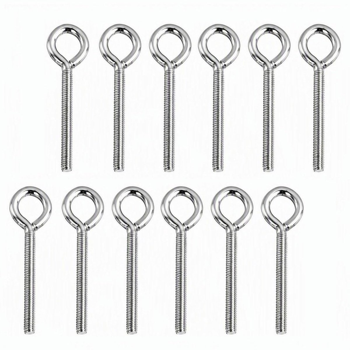 Oogbouten M5 Roestvrij Staal Met Afneembare Ring, Schroefogen M5 Voor Wand Plafond Tuin DIY, Sterke Oogschroeven Voor Ophangen Touw Kabel Planten En Huishoudelijk Gebruik