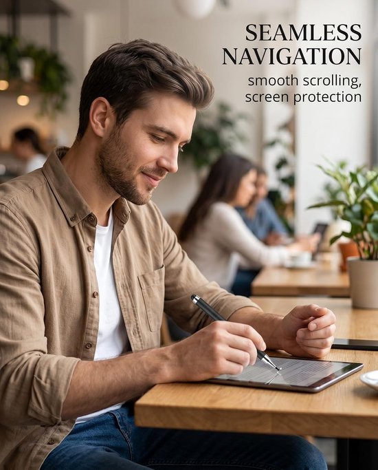 5 stuks 2-in-1 styluspen voor touchscreen, nauwkeurige capacitieve pennen met schijfpunt en vezelpunt, universele tabletpen voor iPad, iPhone, Android, Nintendo Switch, metalen behuizing — afbeelding 4