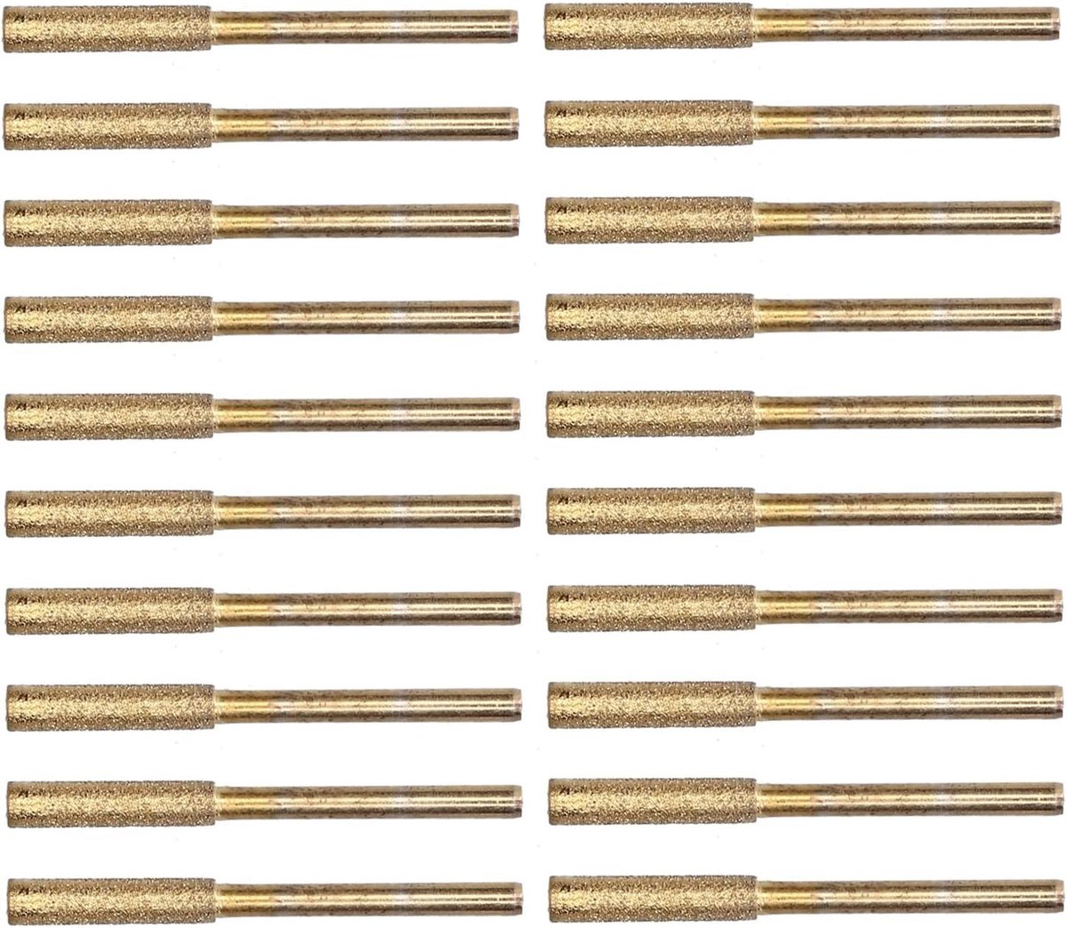 Professionele Slijper voor Kettingzagen - 20 Stuks Slijpwielen en Schuurstenen voor Metaal, Alliage, Jade en Edelstenen (4mm)