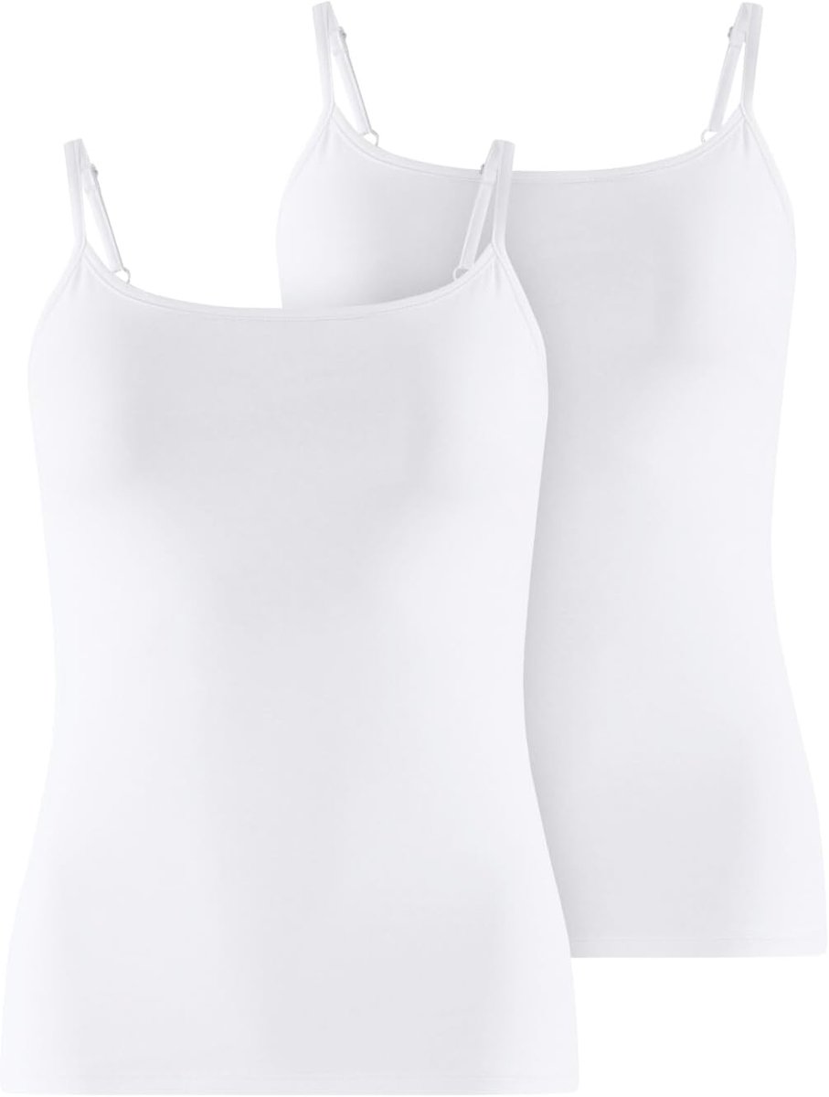 Daily Comfort Daily Comfort 2-pack W S/L SH katoen ademend 2 stuks ondergoed, wit (wit 2000), XL (2 stuks), wit (white 2000), XL