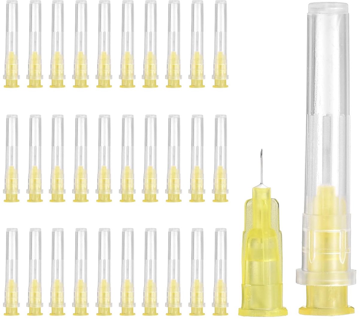 100 30 4 stuks dispensernaalden gauge MM voor laboratorium met Luer-Lock-aansluiting, roestvrijstalen punten voor industriële laboratoriumdosering