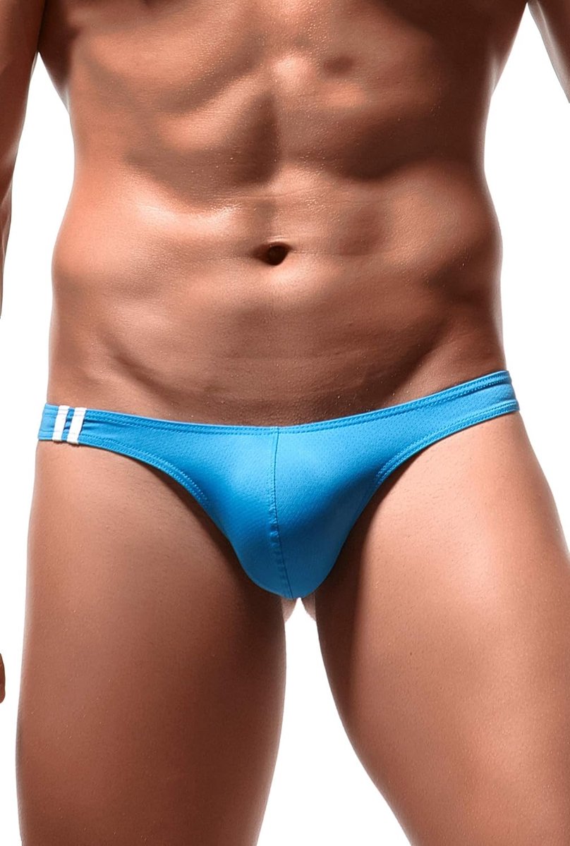 Heren lage taille T-rug string ademende bikini zachte slip ondergoed