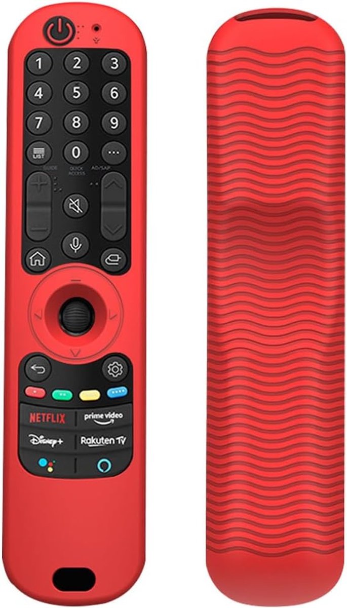 Afstandsbediening hoes voor LG QNED Smart TV MR21GA/MR21GC/MR22GN/MR23GN/MR24GA/MR24GN, voor LG 2022/2023/2024, antislip siliconen beschermhoes