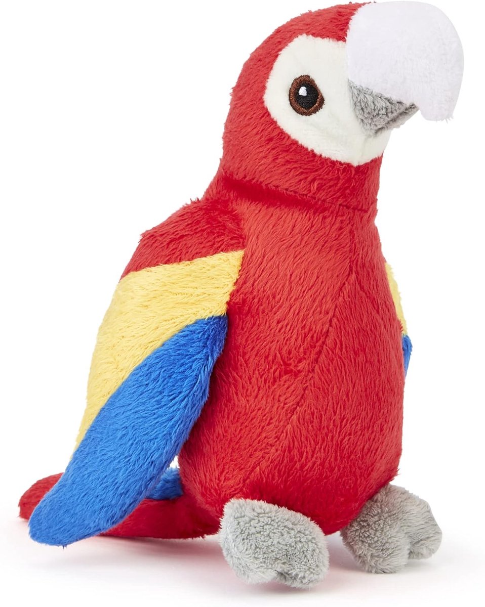 Co 100% Gerecyclede Knuffel Papegaai Pluche Speelgoed (13-15cm) Gevuld Zacht Knuffeldierencollectie Voor Pasgeboren Kind Zo Realistisch Tiktok featured