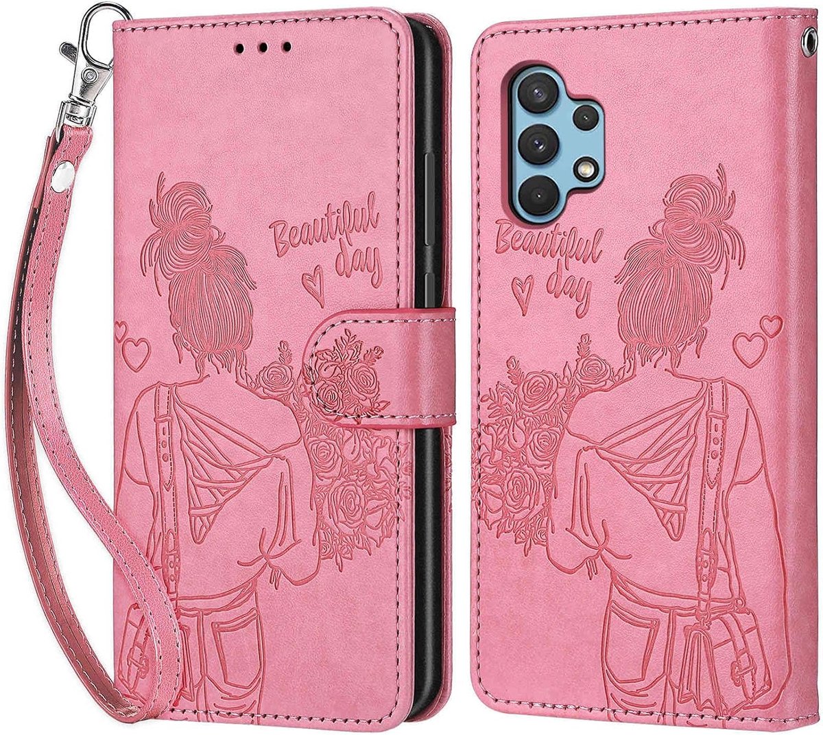 Telefoonhoesje voor Samsung Galaxy A32 4G, roze