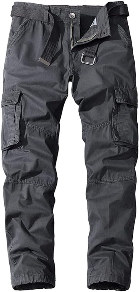 Cargobroek voor heren, katoenen outdoorbroek, werkbroek, militaire broek, tactische broek, rangerbroek met veel zakken