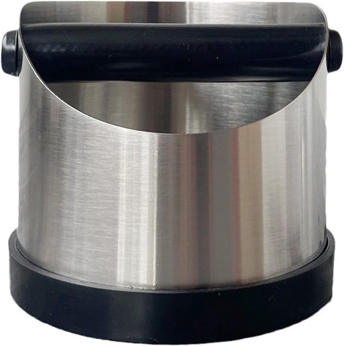 Koffieset, 1,2 l, groot, zilver, verwijderingsbox, klopcontainer voor filterdrager, voor koffiecapsules, verzameling en recycling van koffiebond, container