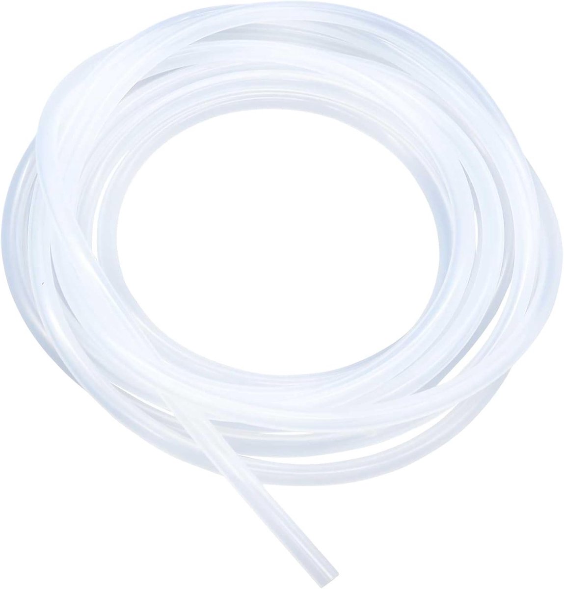 Slang, 9 mm x 12 mm (binnendiameter x buitendiameter), 5 meter lang, geschikt voor contact met levensmiddelen, flexibel, transparant, water- en luchtslangen voor pompoverdracht