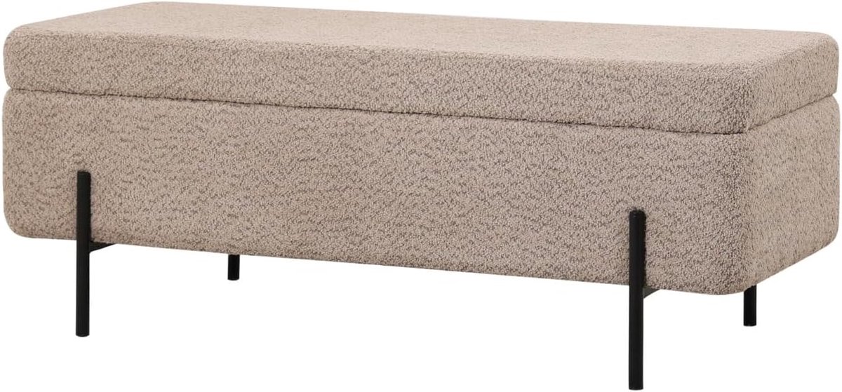 Jari Taupe Bouclé 110cm - Giga Meubel