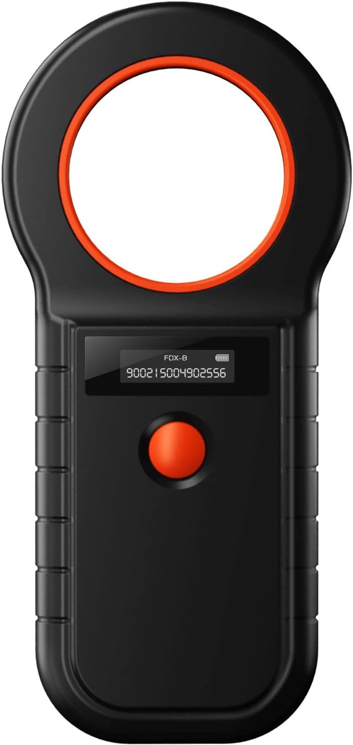 Microchip scanner - 128 records gegevensopslag - uploaden naar PC - voor hond/huisdier/kat/varken - ServiceTopper