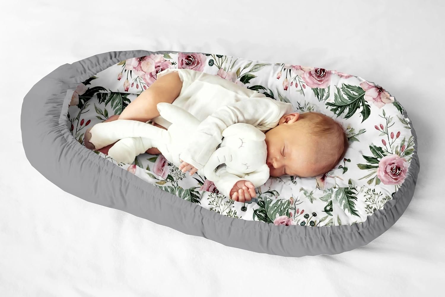 Dovo Babynestje - Baby Bed - Baby Nestje - Multikleur - 80cm x 70cm x 1cm