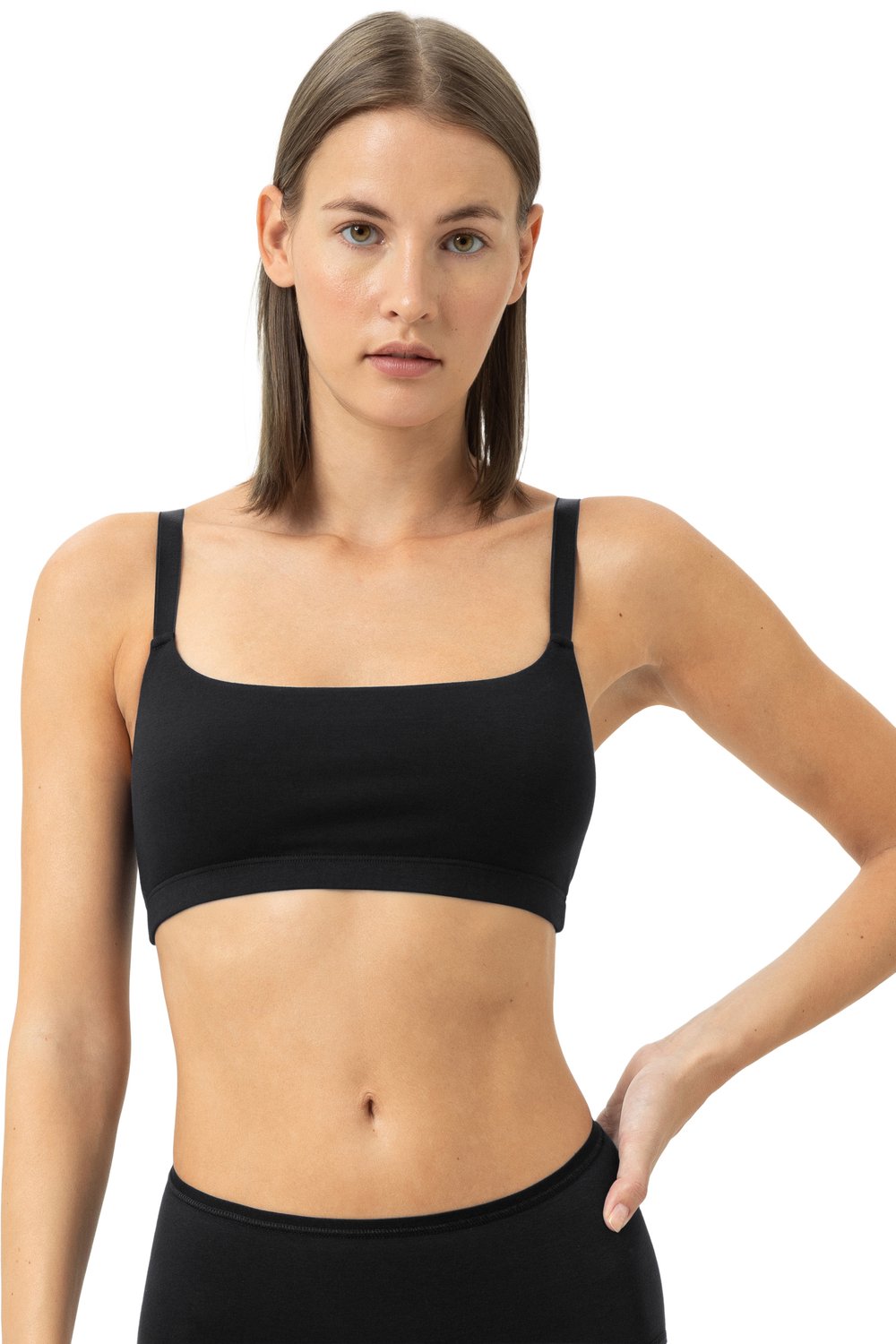 Mey Damen Bustier Serie Best Of Cotton Schwarz